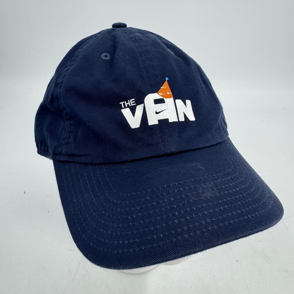 Nike Heritage86 Adjustable Baseball Cap Navy Blue The Van Logo Party Hat